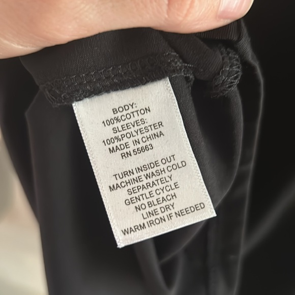 Joie NWT Black Embroidered Floral Mesh Sleeve Top Plus Size 1X or 3X - Picture 8 of 11